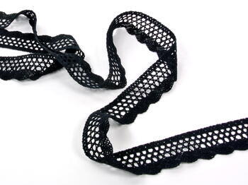 Bobbin lace No. 75231 black | 30 m - 2