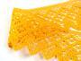 Cotton bobbin lace 75234, width 54 mm, dark yellow - 2/4