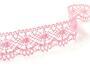 Cotton bobbin lace 75238, width 51 mm, pink - 2/4