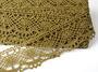 Cotton bobbin lace 75238, width 51 mm, chocolate brown - 2/4