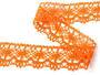 Cotton bobbin lace 75238, width 51 mm, rich orange - 2/4