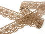 Bobbin lace No. 75238 dark beige | 30 m - 2/5