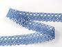 Cotton bobbin lace 75239, width 19 mm, sky blue - 2/4