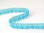 Cotton bobbin lace 75239, width 19 mm, turquoise - 2/4