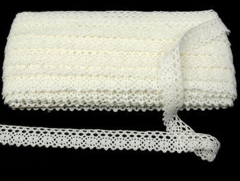 Bobbin lace No. 75239 toned white | 30 m - 2