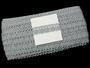 Acryl bobbin lace 75239, width 19 mm, 100% acryl, gray - 2/5