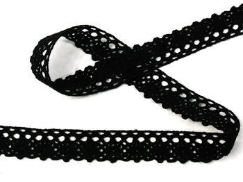 Bobbin lace No. 75239 black | 30 m - 2