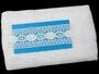 Cotton bobbin lace insert 75249, width 48 mm, white - 2/4