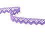 Cotton bobbin lace 75259, width 17 mm, purple II - 2/4