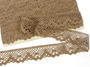 Bobbin lace No. 75261 dark beige | 30 m - 2/5