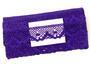 Cotton bobbin lace 75261, width 40 mm, purple - 2/5