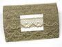 Linen bobbin lace 75261, width 40 mm, 100% linen natural - 2/5
