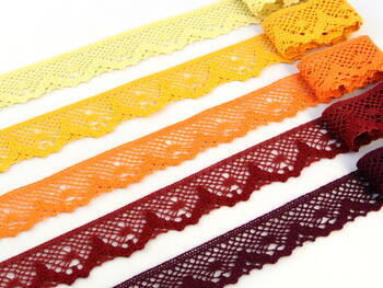 Bobbin lace No.75261 rich orange | 30 m - 2