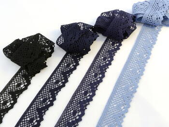 Bobbin lace No. 75261 dark blue | 30 m - 2