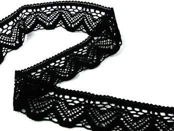 Bobbin lace No. 75301 black | 30 m - 2