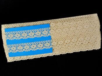 Cotton bobbin lace 75306, width 19 mm, ecru - 2
