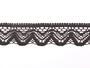 Cotton bobbin lace 75301, width 58 mm, dark brown - 2/2