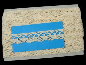 Cotton bobbin lace 75317, width 29 mm, ecru - 2