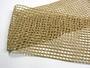 Cotton bobbin lace insert 75322, width 92 mm, caramel - 2/3