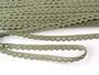 Cotton bobbin lace 75361, width 9 mm, dark linen gray - 2/4
