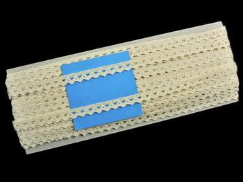 Cotton bobbin lace 75361, width 9 mm, ecru - 2