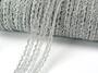 Metalic bobbin lace 75397, width 9 mm, Lurex silver - 2/4