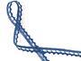 Cotton bobbin lace 75397, width 9 mm, ocean blue - 2/3