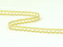 Cotton bobbin lace 75397, width 9 mm, light yellow - 2/4