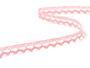 Cotton bobbin lace 75397, width 9 mm, pink - 2/4