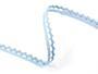 Cotton bobbin lace 75397, width 9 mm, pale blue - 2/4