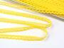 Cotton bobbin lace 75397, width 9 mm, yellow - 2/4