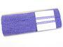 Cotton bobbin lace 75397, width 9 mm, purple II - 2/6