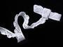 Cotton bobbin lace 75423, width 26 mm, white - 2/5