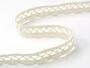 Cotton bobbin lace 75428, width 18 mm, light cream - 2/6