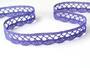 Cotton bobbin lace 75428, width 18 mm, purple II - 2/5