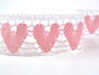 Bobbin lace No. 75438 white/pink | 30 m - 2/3