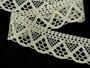 Cotton bobbin lace 75453, width 40 mm, ecru - 2/4