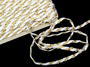 Bobbin lace No. 75481 white/gold | 30 m - 2/6