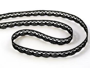 Bobbin lace No. 75512 black | 30 m - 2