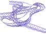 Cotton bobbin lace 75512, width 10 mm, purple II - 2/4