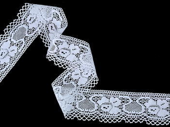 Bobbin lace No. 75583 white | 30 m - 2