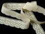 Cotton bobbin lace 75623, width 21 mm, ecru - 2/4