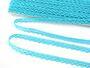 Cotton bobbin lace 75633, width 10 mm, turquoise - 2/3