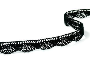 Bobbin lace No. 75629 black | 30 m - 2