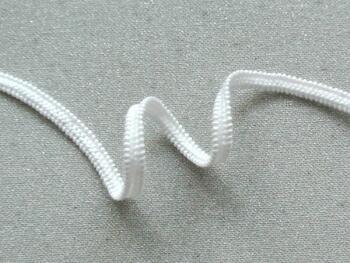 Fine rubber band, 5 mm, white, 10 m - 2