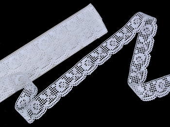 Bobbin lace No. 81054 white | 30 m - 2