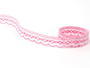 Bobbin lace No. 81215 white/fuchsia | 30 m - 2/5