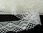 Linen bobbin lace 81294, width 50 mm, 100% linen bleached - 2/5