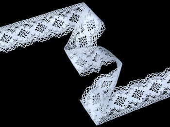 Bobbin lace No. 81669 white | 30 m - 2