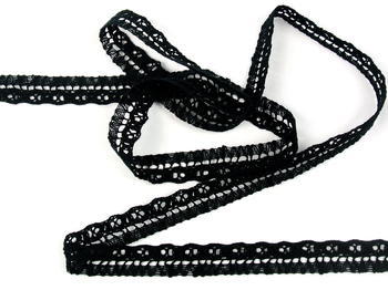Bobbin lace No. 82184 black | 30 m - 2